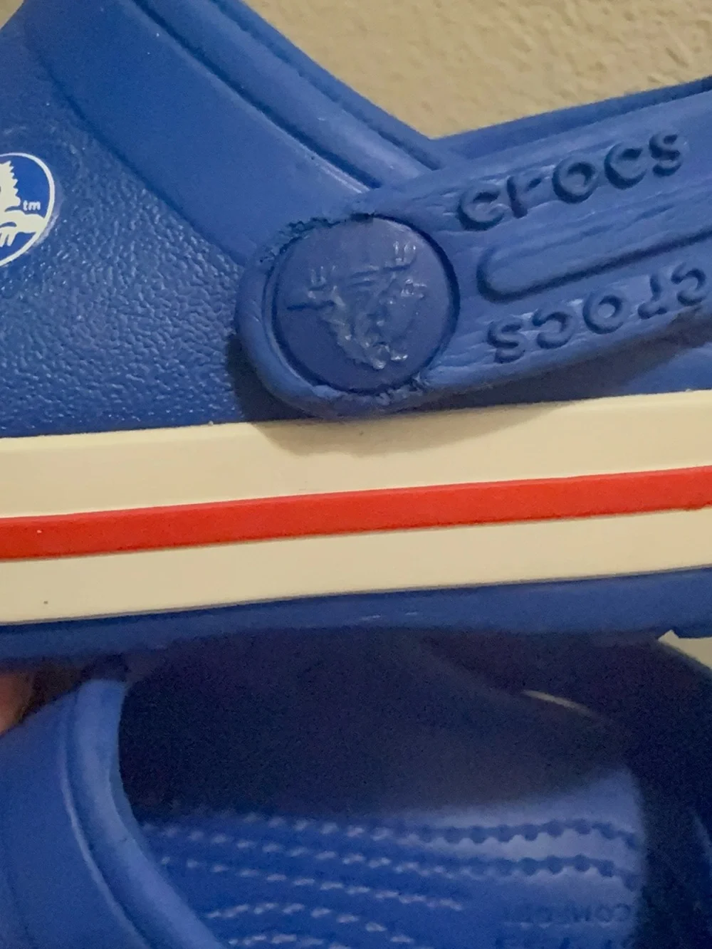 CROCS Kids' Classic Clog in Bright Blue